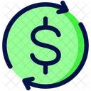 Cash Flow Money Circulation Icon