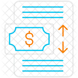 Cash flow statement  Icon