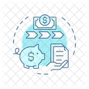 Cash flow statement  Icon