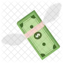 Dollar Cash Icons Illustrations Icône