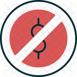 Cash forbidden  Icon