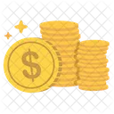 Cash Coins Earn Icon