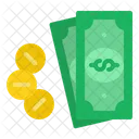 Cash Coins Dolla Icon