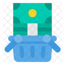 Money Cash Basket Icon