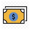 Cash Banknote Money Icon