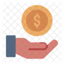 Cash Hand Money Icon