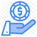 Cash In Hand Payment Hand Giving Money Icon