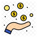 Cash In Hand  Icon