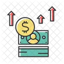 Cash increase  Icon