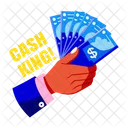 Cash King Payment Spending Icon