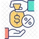 Coin Finance Loan Icon
