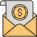 Cash Mail Financial Mail Financial Envelope Icon
