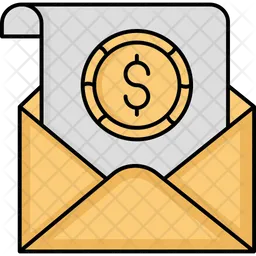 Cash mail  Icon