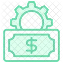 Cash Management Duotone Liniensymbol Symbol