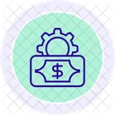 Cash Management Line Icon Icon