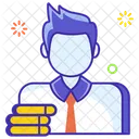 Investor Corporate Manager Business Manager Icon