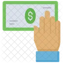 Cash Money Gesture Hand Icon