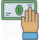 Cash Money Gesture Hand Icon