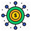 Cash Network Money Network Financial Economy Icon