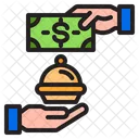 Delivery Food Pay Icon
