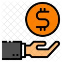 Hand Money Cash Icon