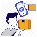 Cash On Delivery Cod Parcel Payment Icon