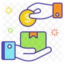 Cash On Delivery Payment Method Logistics Icon