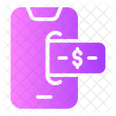 Cash Online Money Mobile Smartphone Icon