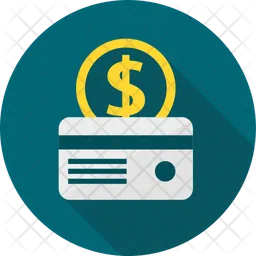 Cash or card payment  Icon