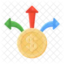 Money Direction Currency Direction Money Outflow Icon