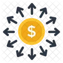 Cash Outflow Money Outflow Capital Outflow Icon