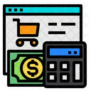 Cart Website Calculator Icon