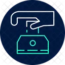 Cash payment slot  Icon