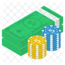 Cash Dollars Banknotes Cash Icon