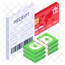 Money Receipt Cash Receipt Cash Bill Icon