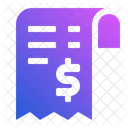 Cash Receipt  Icon