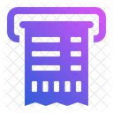 Cash Receipt  Icon