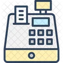 Cash Register Cash Till Invoice Machine Icon
