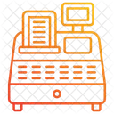 Cash Register Payment Invoice Machine Icon