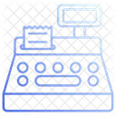 Cash Register Payment Invoice Machine Icon