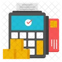 Cash Register Point Of Sale Billing Machine Icon