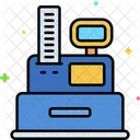 Cash Register Invoice Machine Cash Till Icon