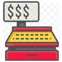 Cash Register Payment Invoice Machine Icon