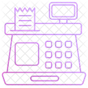 Cash Register Payment Invoice Machine Icon