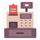 Cash Register Payment Invoice Machine Icon