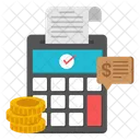 Cash Register Point Of Sale Billing Machine Icon