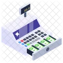 Cash Register Cash Till Point Of Sale Icon