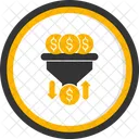 Cash Sales Pipeline Cash Flow Revenue Cycle Icon