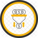 Cash Sales Pipeline Cash Flow Revenue Cycle Icon