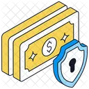 Cash Security Money Security Money Protection Icon